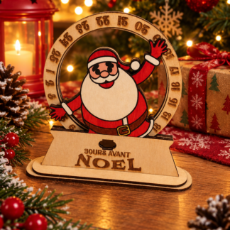 Calendrier de l'avent pére noël