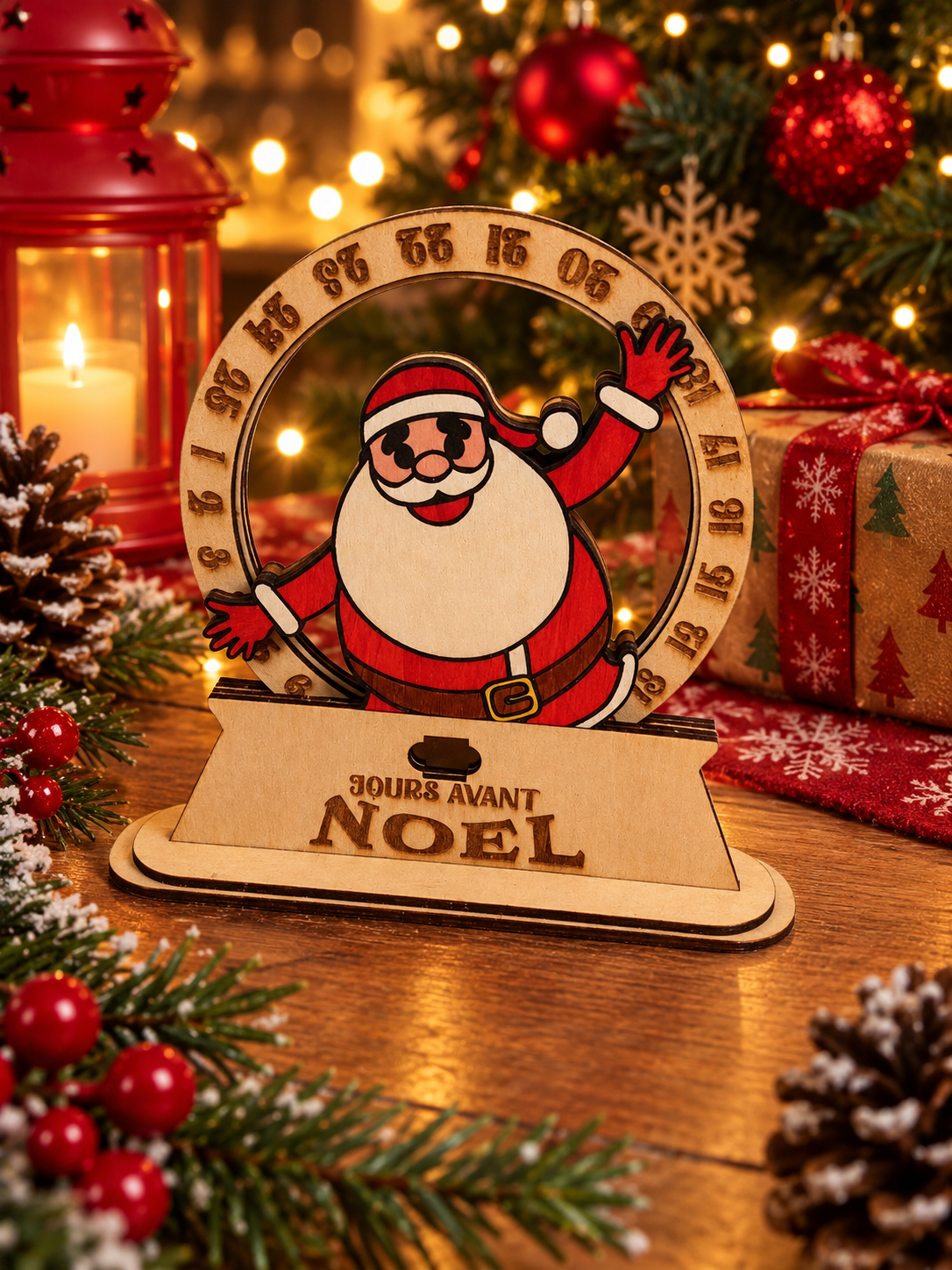 Calendrier de l'avent pére noël